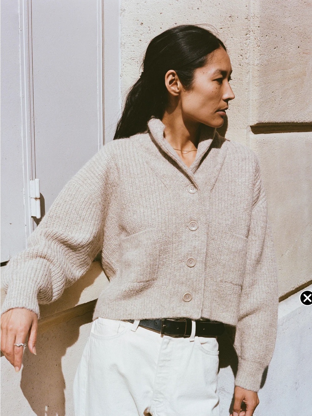 OZMA alpaca Sloan cardigan
